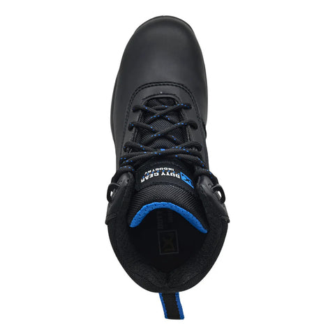 Botas De Trabajo Duty Gear 8606 Con Casco Negro Azul Hombre