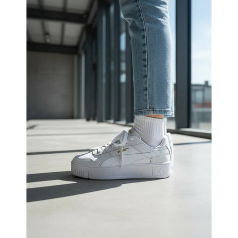 Tenis Puma Carina 38939001 Street Mujer Casual Blanco Dama