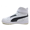 Tenis Blanco De Piel Puma Rbd Unisex 38617201 22 25 Cm