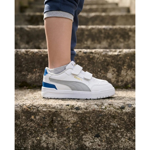 Tenis Puma Shuffle Downtown Lo Blancoga Para Niño 403740 04