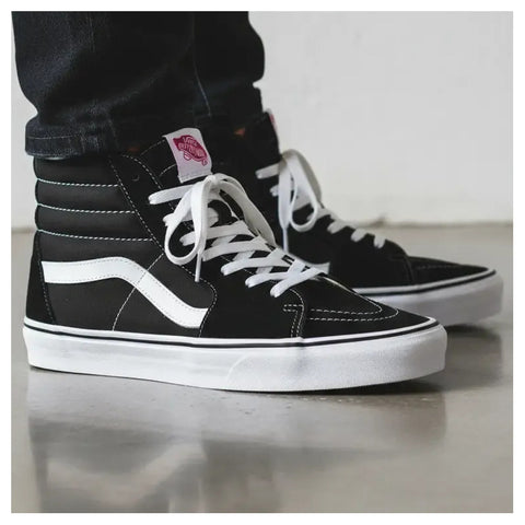 Tenis Vans Sk8-hi Black/black/white D5ib8c Classic Juvenil