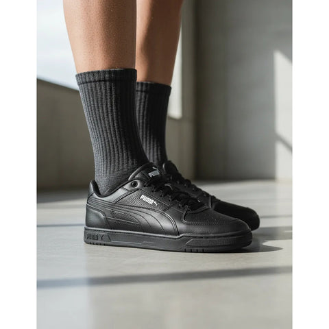 Tenis Puma Caven 3 Negro-plata 40448402 Para Hombre Original