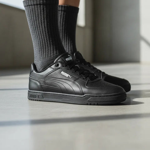 Tenis Puma Caven 3 Negro-plata 40448402 Para Hombre Original