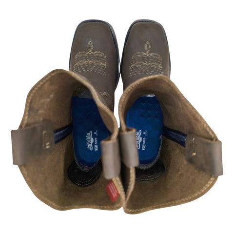 Bota Industrial Establo Modelo 975 De Piel Casquillo Acero