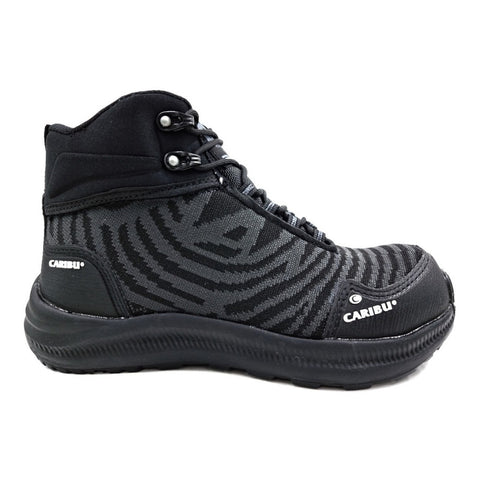 Bota Caribu 340d De Trabajo Con Casco Pp Negro/negro-mujer