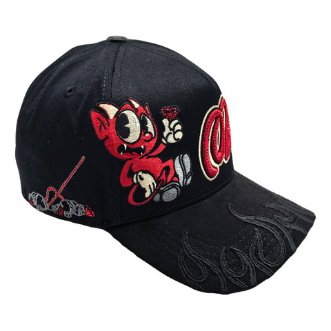 Gorra Cash Only Devil Money 006 Negro Snapback Unisex