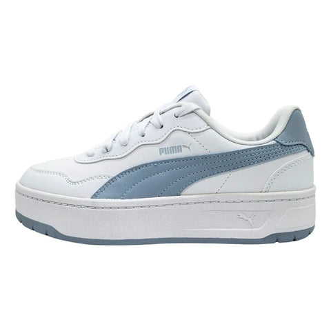 Tenis Pumacourt Lally Skye Blanco Azul Cielo 400368 19 Dama