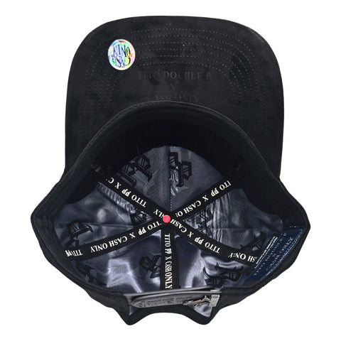 Gorra Negra Cash Only Edición Limitada Tito Doble P Hombre Negro Snapback Lisa