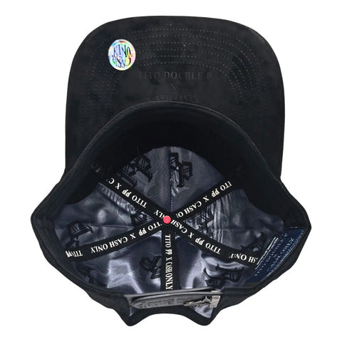 Gorra Negra Cash Only Edición Limitada Tito Doble P Hombre