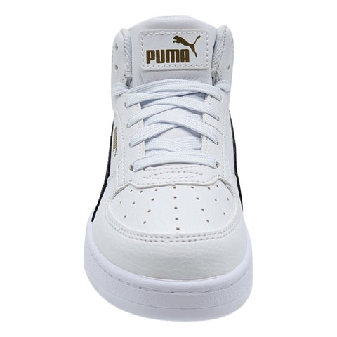 Tenis Puma Caven 2.0 Mid Ps Blanco-negro Bota 393843 01 Infantil 17- Al 21.5