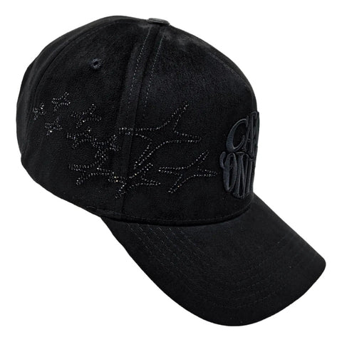 Gorra Cash Only Seven Stars Negro Gamuza Snapback 051