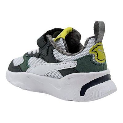 Tenis Puma Trinity Ac+inf Blanco-verde-amarillo 390840 10 Para Niños