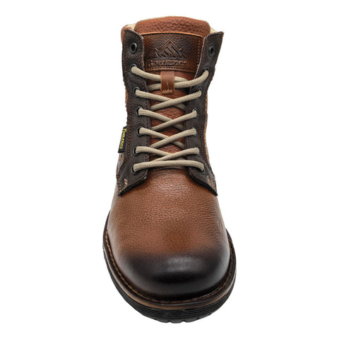 Bota Casual Hombre Trekking Urbana Piel Miel Romanos 7878