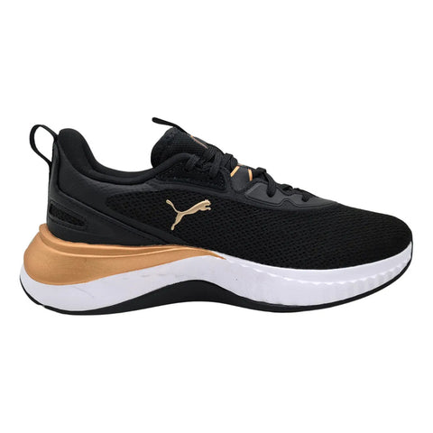Tenis Puma Softride Sera Negro Oro 311208 01 Dama