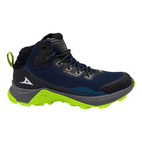 Tenis Pirma Para Hombre Outdoor Mountain Traspirable Montaña 1311 Azul Verde