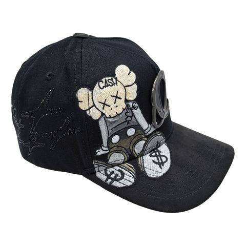 Gorra Cash Only Dope Skull 013 Negro Snapback Unisex