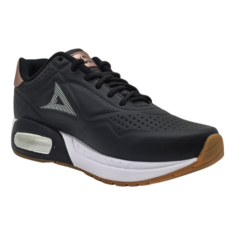 Tenis Pirma Mujer 5076 Urbano Confort Retro Negro Rosa