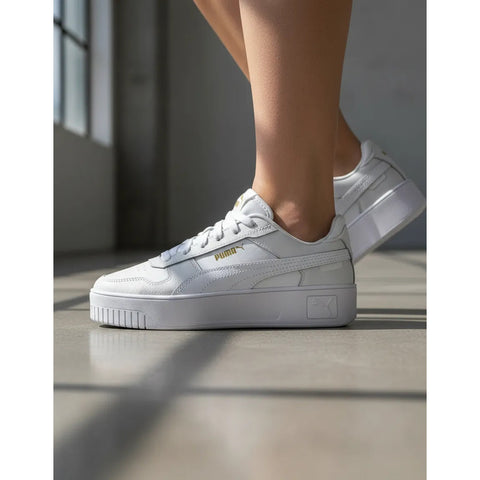 Tenis Puma Carina Street Blanco Oro 389390 01 Dama