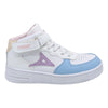 Tenis Casuales Niña Pirma 5064 Simipiel Blanco Azul