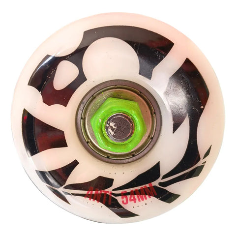 Patineta Antifashion Alien Negro-verde Profesional Unisex