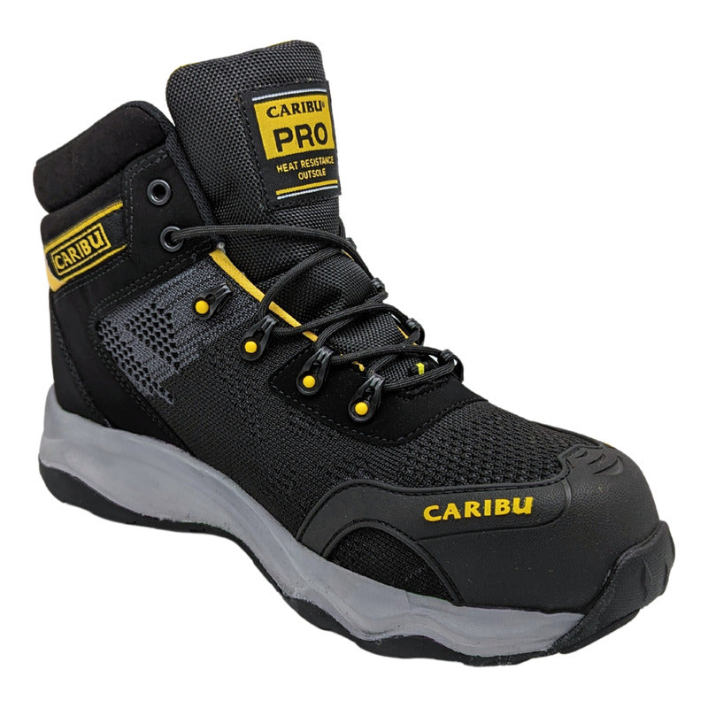 Tenis Industrial De Bota Con Casco Dieléctrico Caribu 952