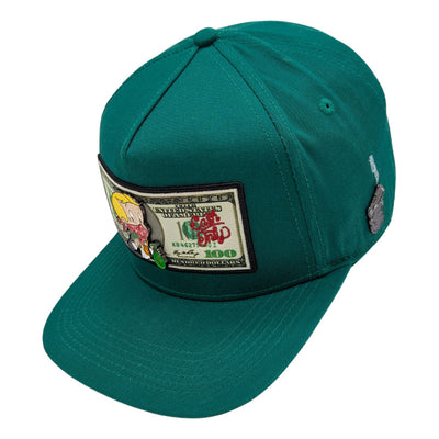 Gorra Cash Only Richi Dollar Verde Ajustable