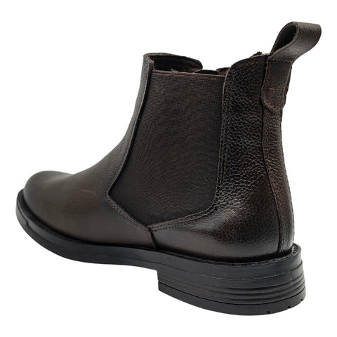 Botas Romanos Vaqueras Hombre 7843 Cafés Piel Casual Botin