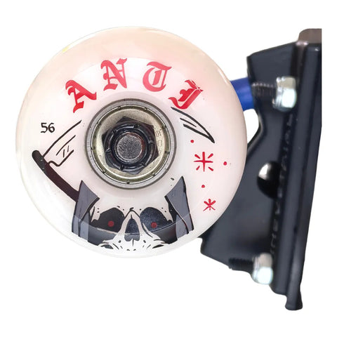 Patineta Antifashion Money Skull Negro Profesional Unisex