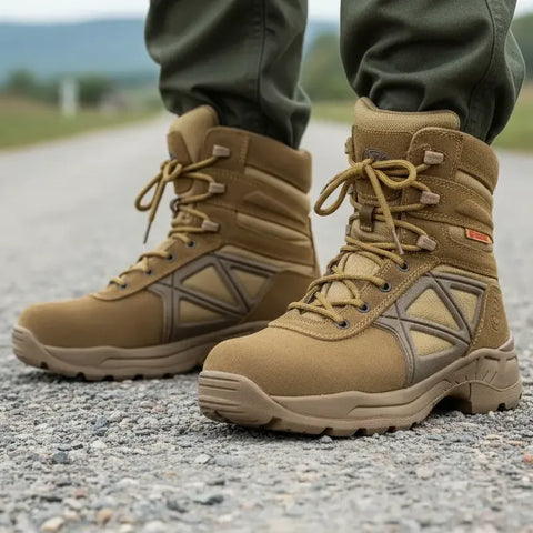 Botas Tácticas Hombre 7674 Largas Primavera/verano 2024.