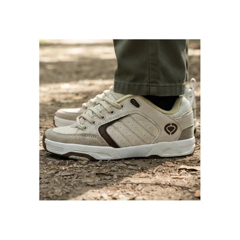 Tenis Skate Circa Retro  90s  Beige Cafe Resistentes Hombre