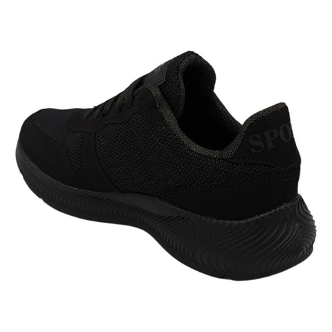 Tenis Jessy Love Sport Negro-negro 5001 Para Mujer