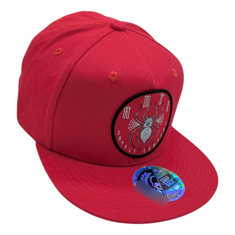 Gorra Antifashion Spider Roja Bordado Algodón 007