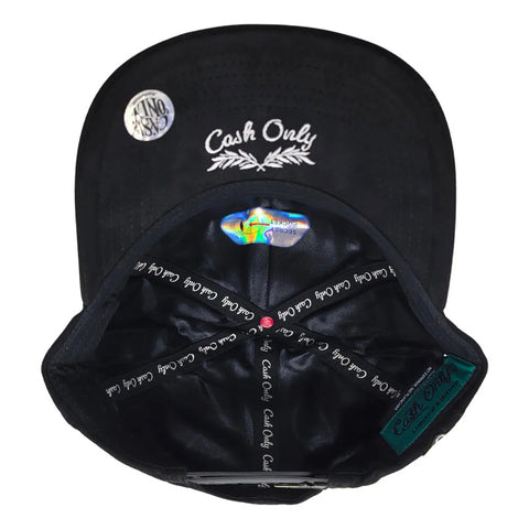 Gorra Cash Only La City Of Stars Negro Gamuza Snapback 046