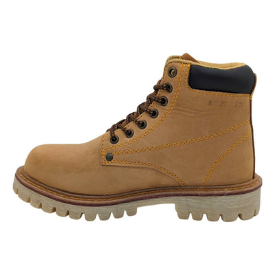 Botas De Piel Nobuck Oro Hombre Pma 136 Sin Casco 25 30 Cm