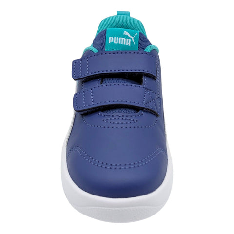 Tenis Puma Courtflex Kinder Niño V3 Tallas Pequeñas 12 Al 17 Infantil Modelo 310252 10