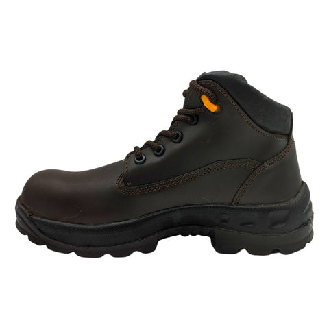 Bota Cliff 0330 Con Casco De Poliamida Cafe-hombre