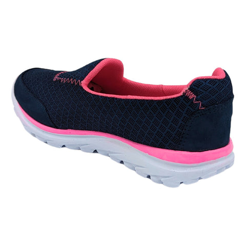 Tenis Jessy Love Slipon Marino-fiusha E-2000 Mujer Adulto.