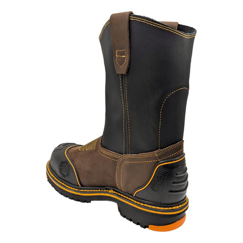 Botas Hombre Casco Acero Piel Botines Establo Modelo 579