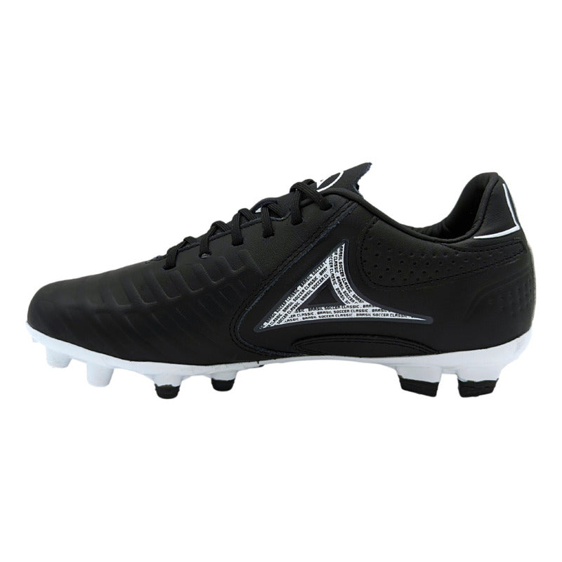 Zapatos Pirma De Futbol Soccer Para Joven 3042 Negro-blanco