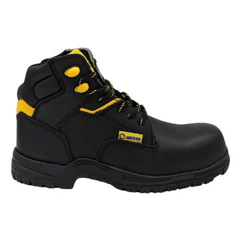 Bota De Seguridad Trabajo Casquillo Negro Mujer Triples 500