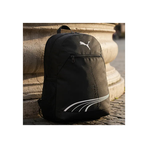 Mochila Puma Fundamental Negro Blanco 091801 01 Unisex