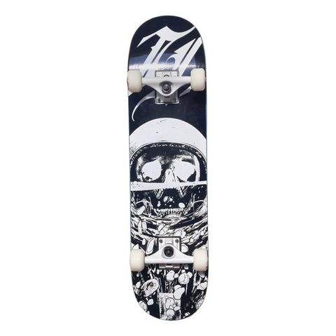 Patineta Antifashion Astro Skull Negro Profesional Unisex