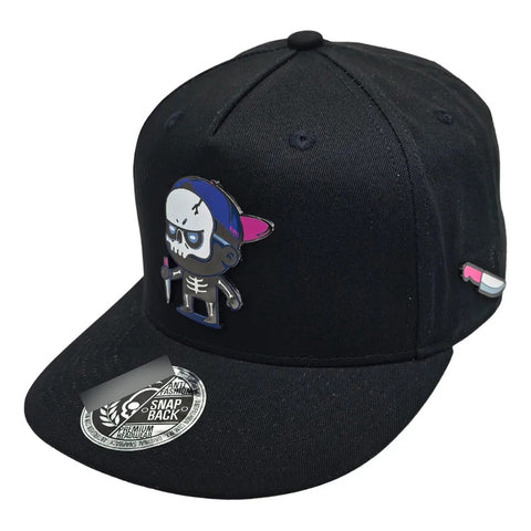 Gorra Antifashion Knife Skull Negro Snapback 006