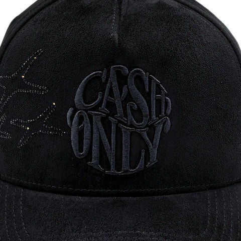 Gorra Cash Only Seven Stars Negro Gamuza Snapback 051