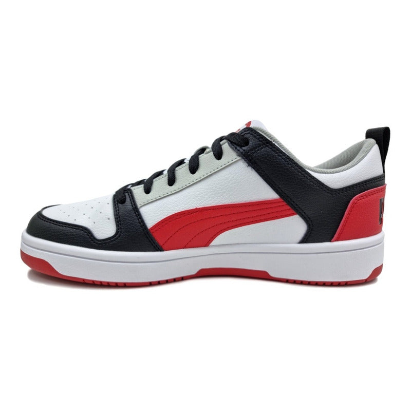 Tenis Puma Rebound Layup Color Blanco/rojo Hombre 36986609