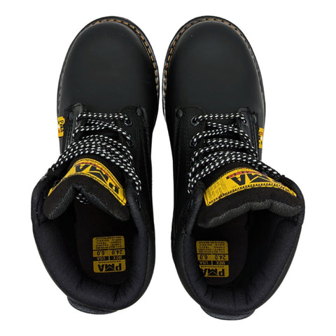 Bota De Trabajo Industrial Pma Sin Casco Piel/negro Mujer