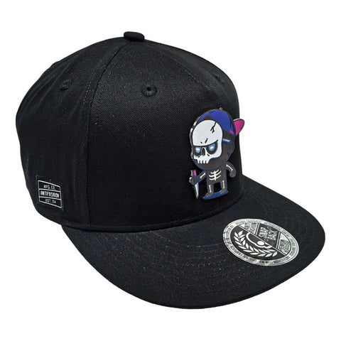 Gorra Antifashion Knife Skull Negro Snapback 006