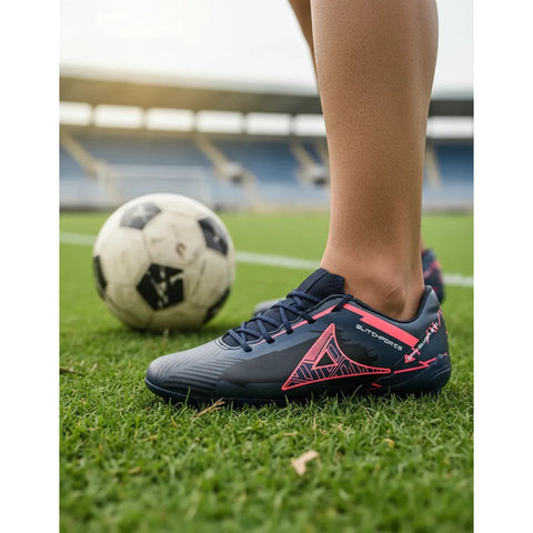 Zapatos Futbol Niños Jr Pirma 3058 Glitchforce Mundial Joven Marino 22.5 Mx