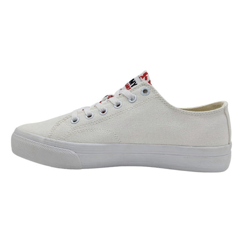 Tenis Con Logo Tommy Hilfiger De Tejido Jeans Lowcut Mujer