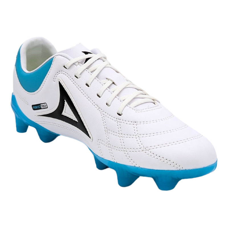 Zapatos Pirma De Futbol Soccer Para Joven 3052 Blanco Azul